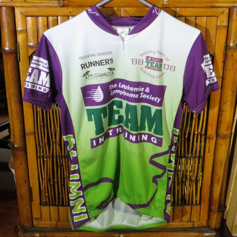 Cycling Jersey Medium Illinois Leukemia 2008